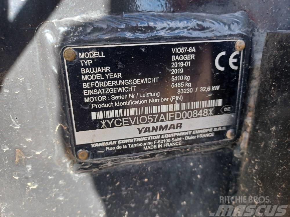 Yanmar VIO57-6A Міні-екскаватори < 7т