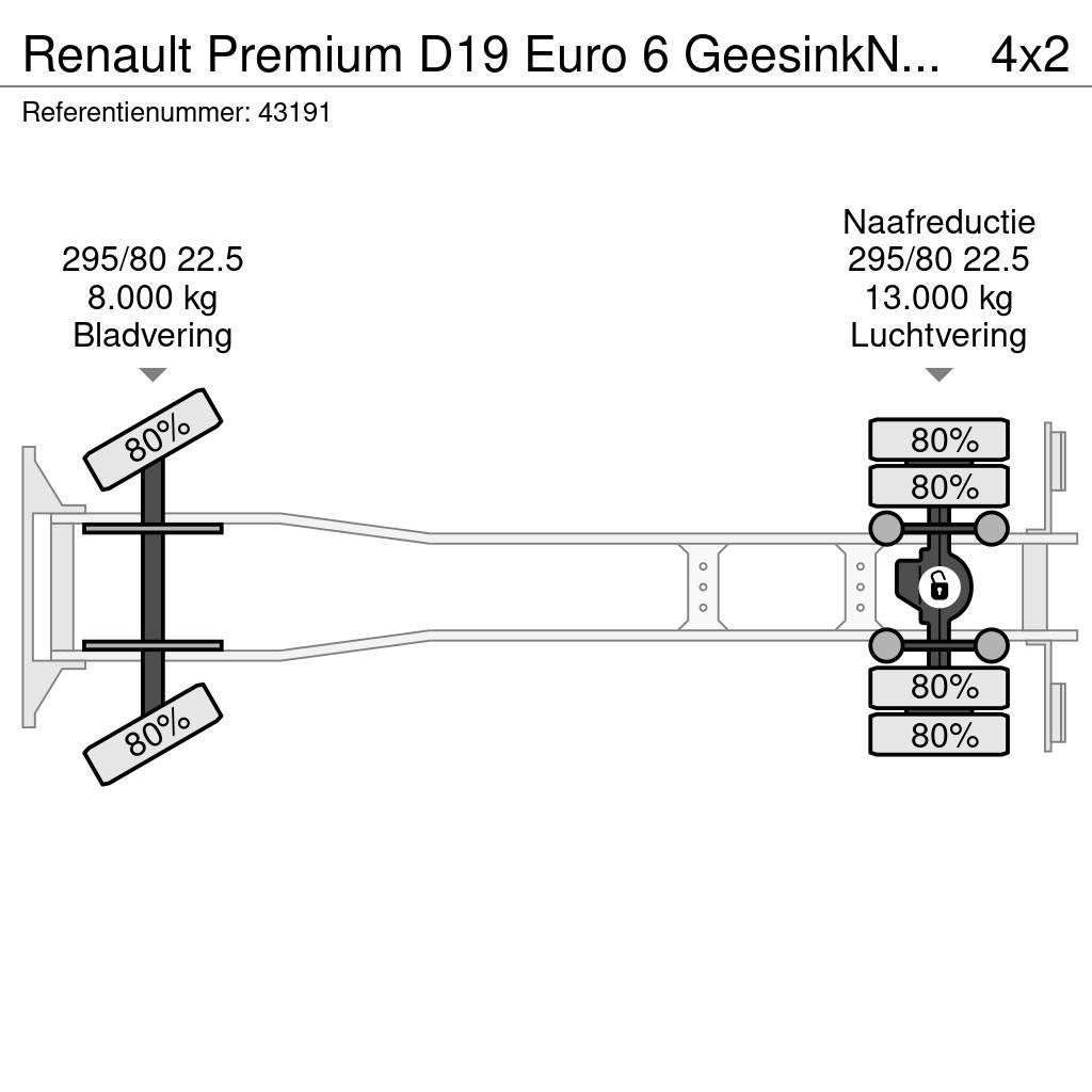 Renault Premium D19 Euro 6 GeesinkNorba MF 300, 16m³ Сміттєвози