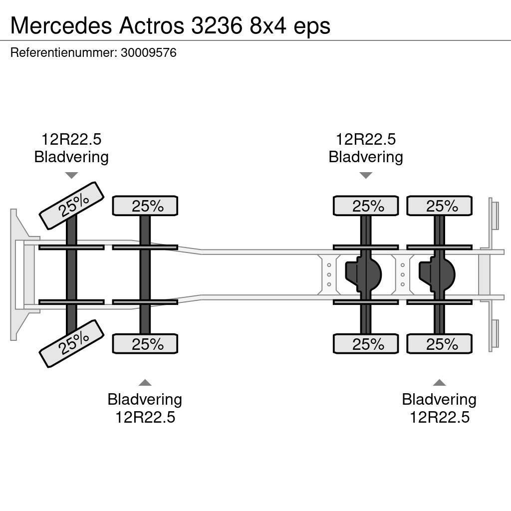 Mercedes-Benz Actros 3236 8x4 eps Бетономішалки (Автобетонозмішувачі)