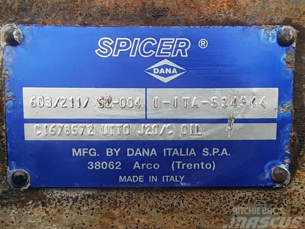 Manitou 180ATJ-Spicer Dana 603/211/52-004-Axle/Achse/As Осі