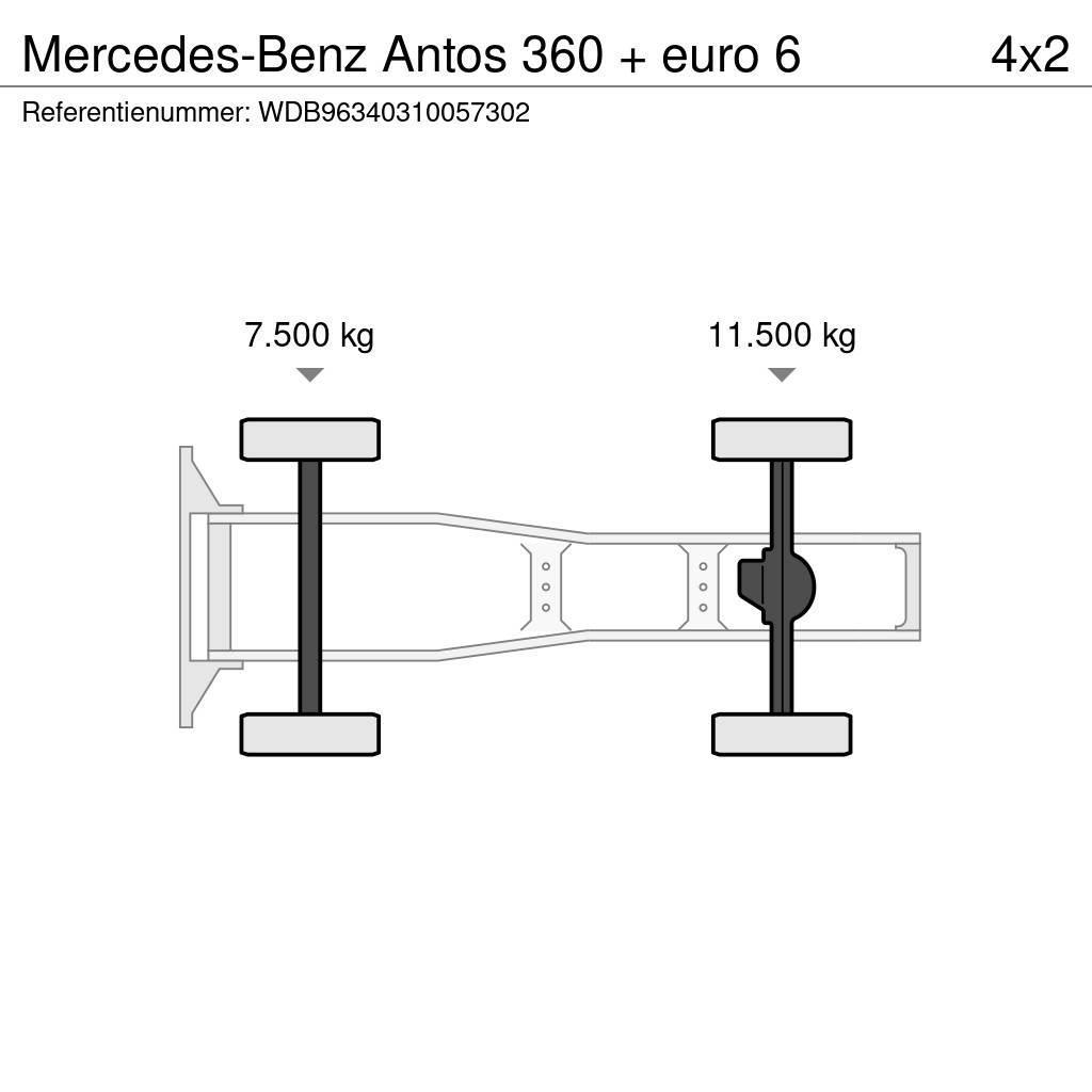 Mercedes-Benz Antos 360 + euro 6 Тягачі
