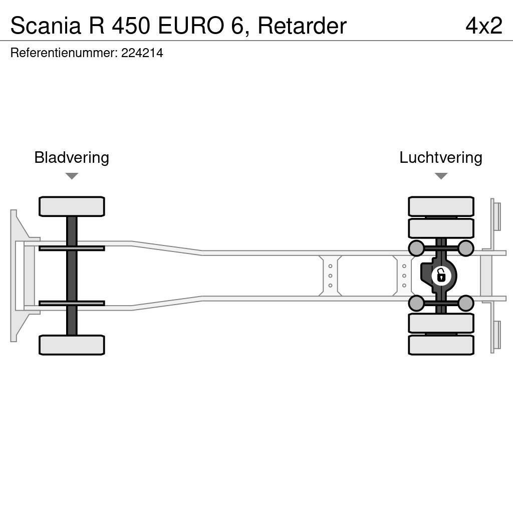 Scania R 450 EURO 6, Retarder Фургони