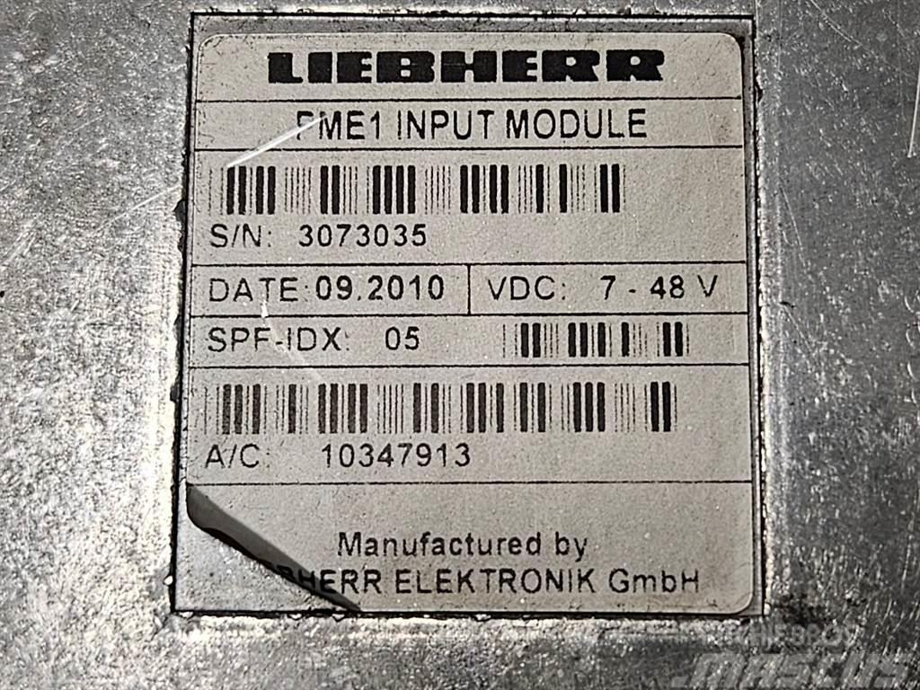 Liebherr LH80-10347913-PME1 INPUT-Control box/Steuermodul Електроніка