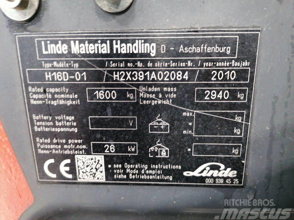 Linde H16D-01 Дизельні навантажувачі