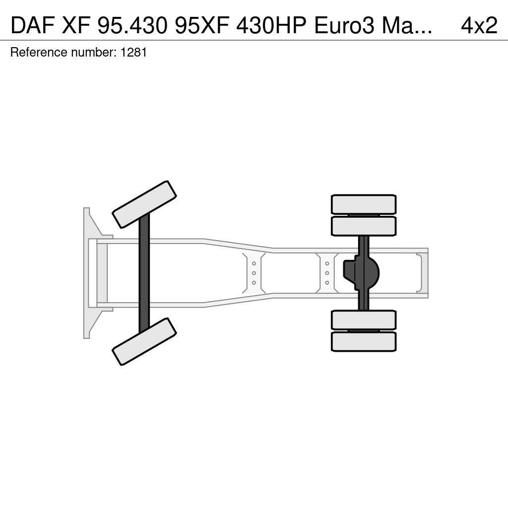DAF XF 95.430 95XF 430HP Euro3 Manuel Gearbox Hydrauli Тягачі