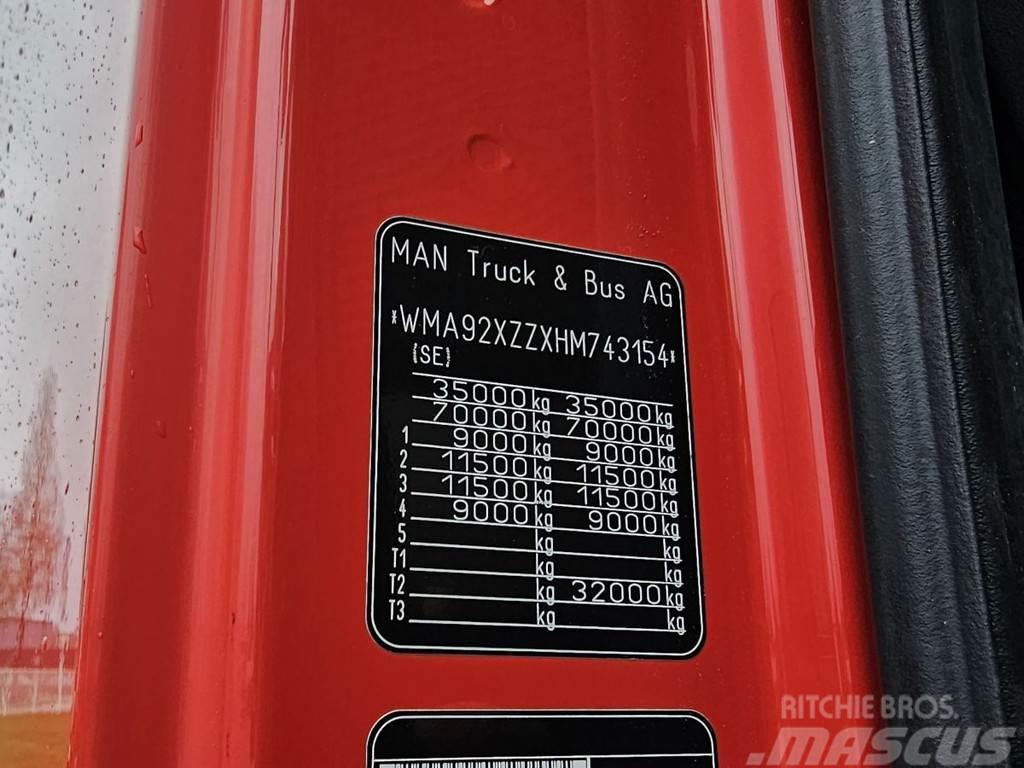 MAN TGX 35.500 8x4-4 / HOOKLIFT / ABROLKIPPER Вантажівки з гаковим підйомом