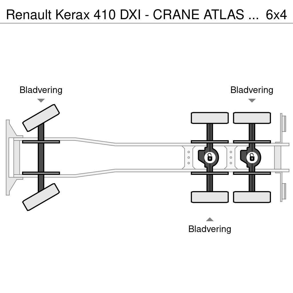 Renault Kerax 410 DXI - CRANE ATLAS 16T/M - 2 WAY TIPPER 6 Самоскиди