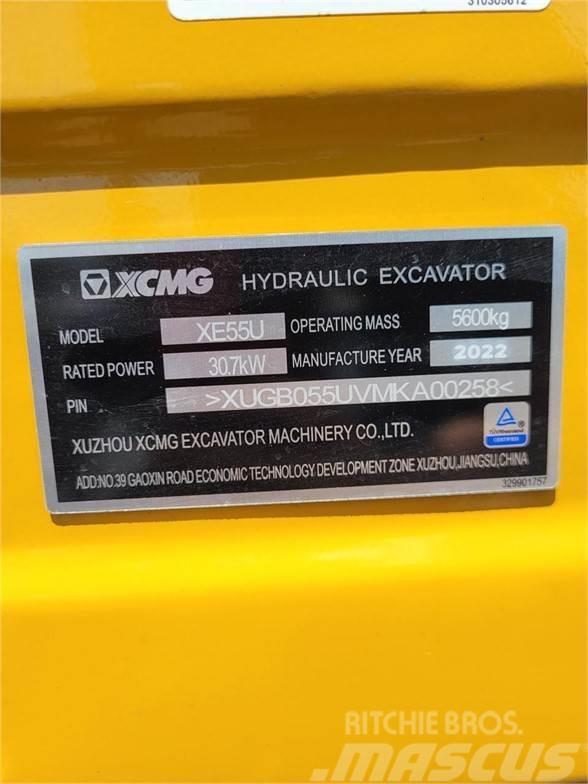 XCMG XE55U Міні-екскаватори < 7т