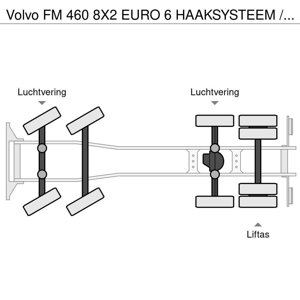 Volvo FM 460 8X2 EURO 6 HAAKSYSTEEM / PERFECT CONDITION Вантажівки з гаковим підйомом