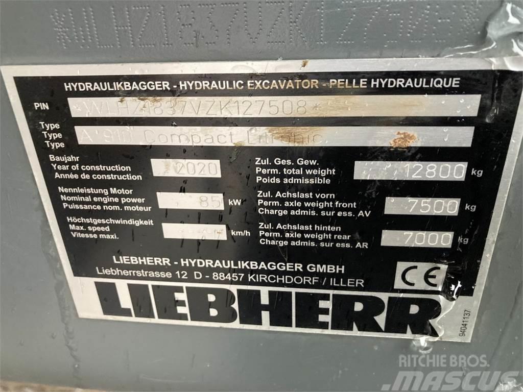 Liebherr A910 Compact Колісні екскаватори