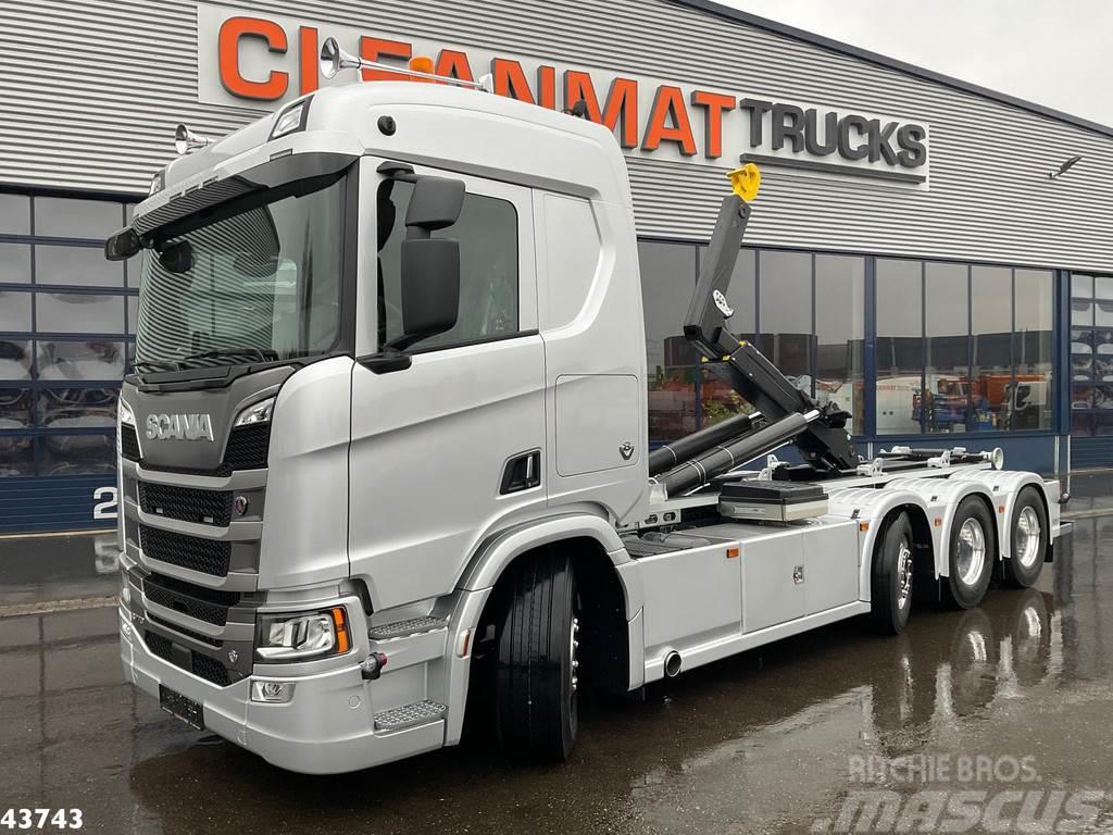 Scania R770 V8 8x2 Euro 6 Retarder Hyvalift 26 Ton NEW AN Вантажівки з гаковим підйомом