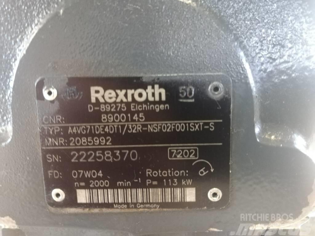 Rexroth A4VG71DE4DT1/32R-NSF02F001SXT-S Інше обладнання