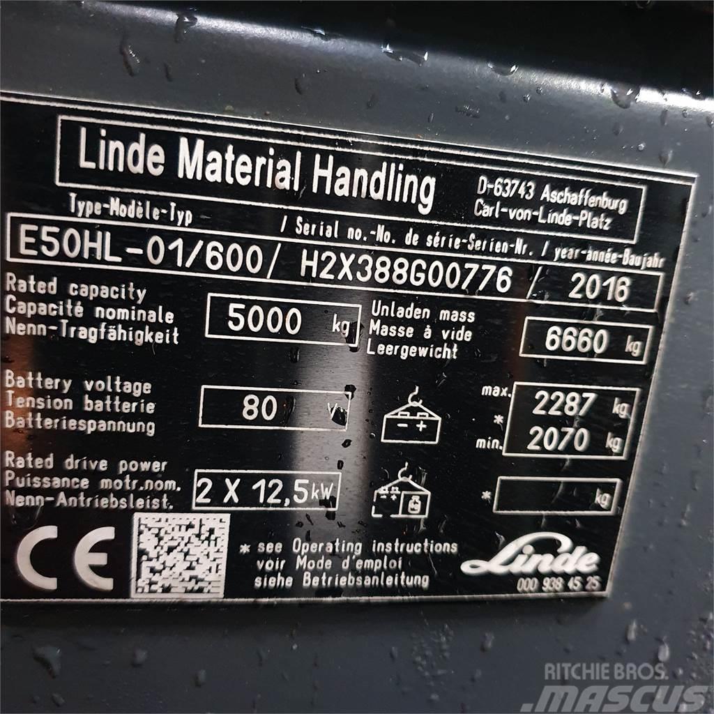 Linde E50/600HL Електронавантажувачі