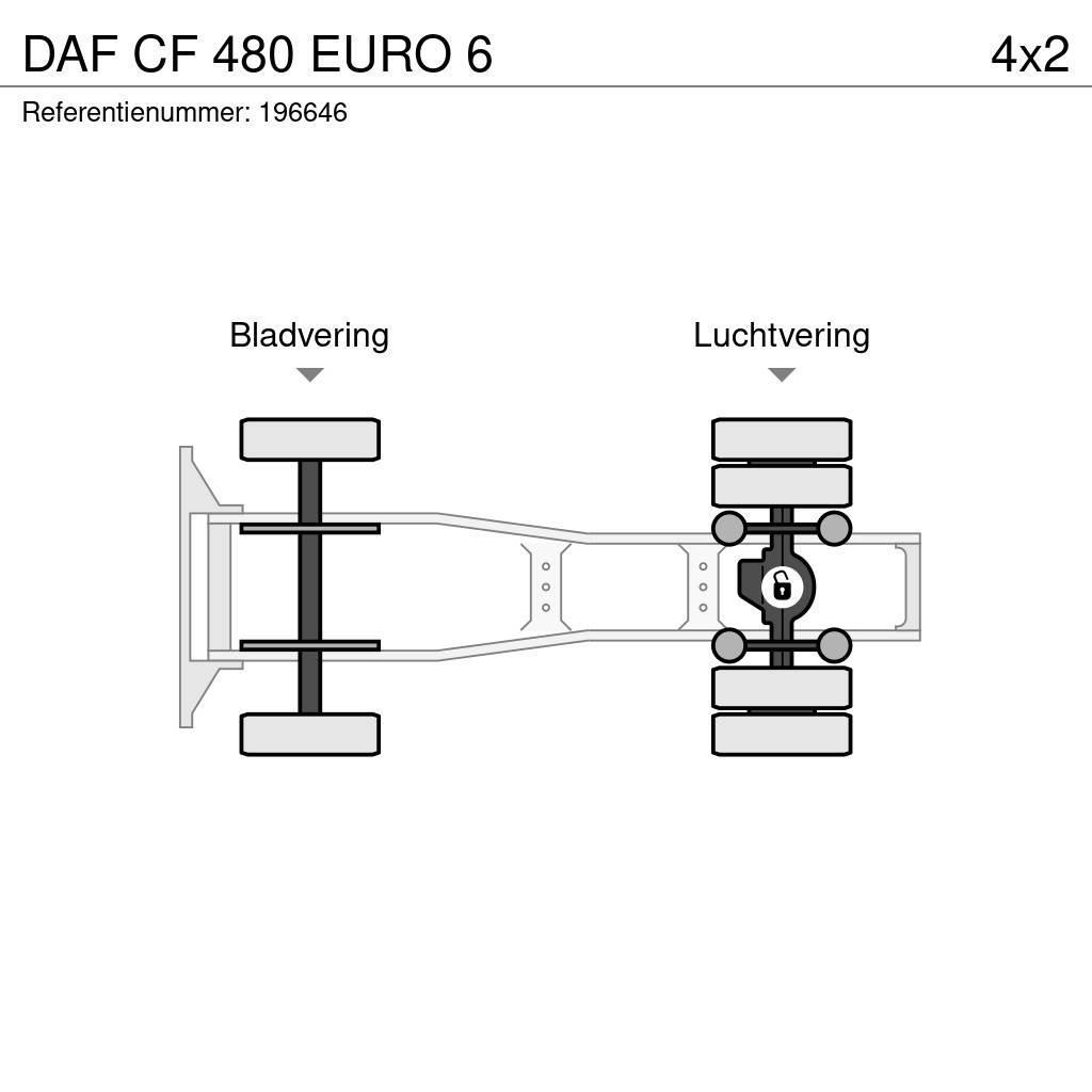 DAF CF 480 EURO 6 Тягачі