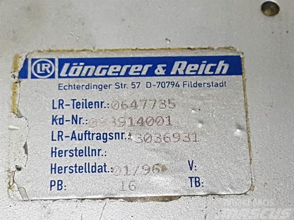  Längerer & Reich 0647735 - Oil cooler/Ölkühler/Oli Гідравліка