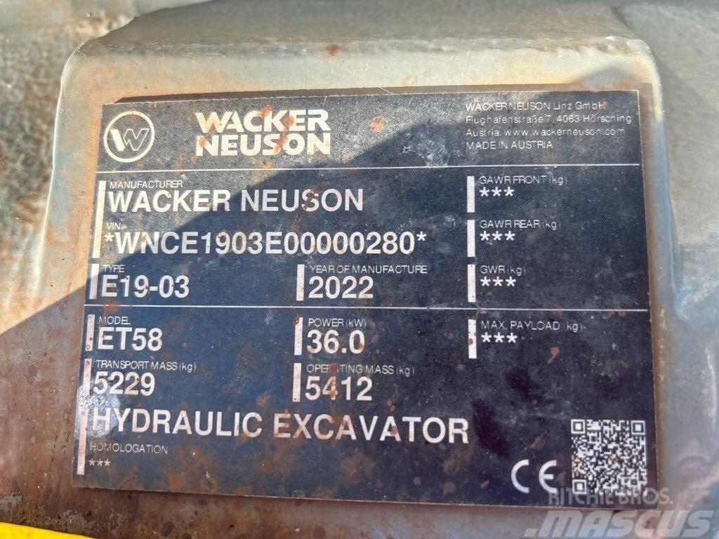 Wacker Neuson ET58 Гусеничні екскаватори