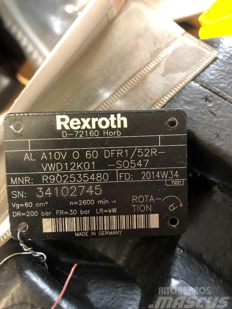 Rexroth AL A10V O 60 DFR1/52R-VWD12K01 -SO547 Інше обладнання