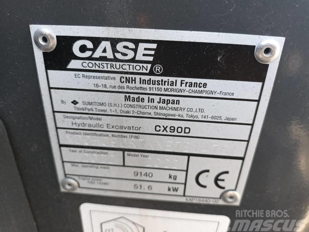CASE CX 90 D Середні екскаватори 7т. - 12т.