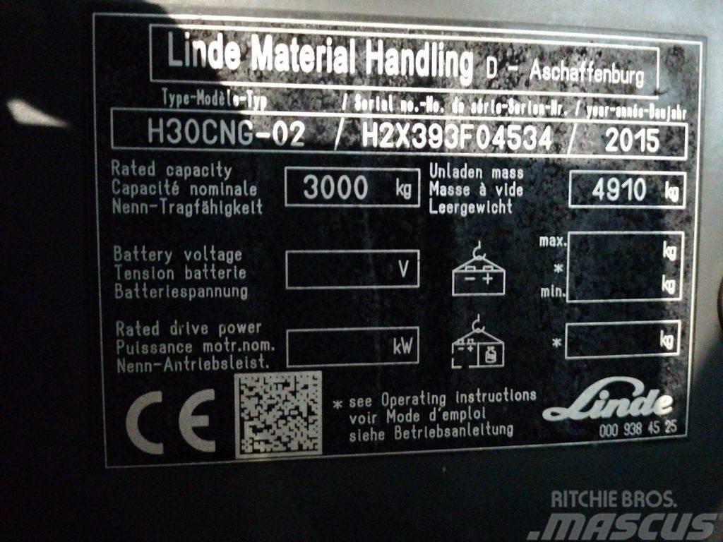 Linde H30TCNG-02 Газові навантажувачі