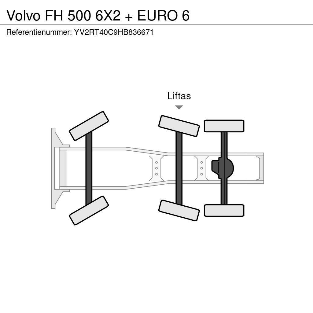 Volvo FH 500 6X2 + EURO 6 Тягачі