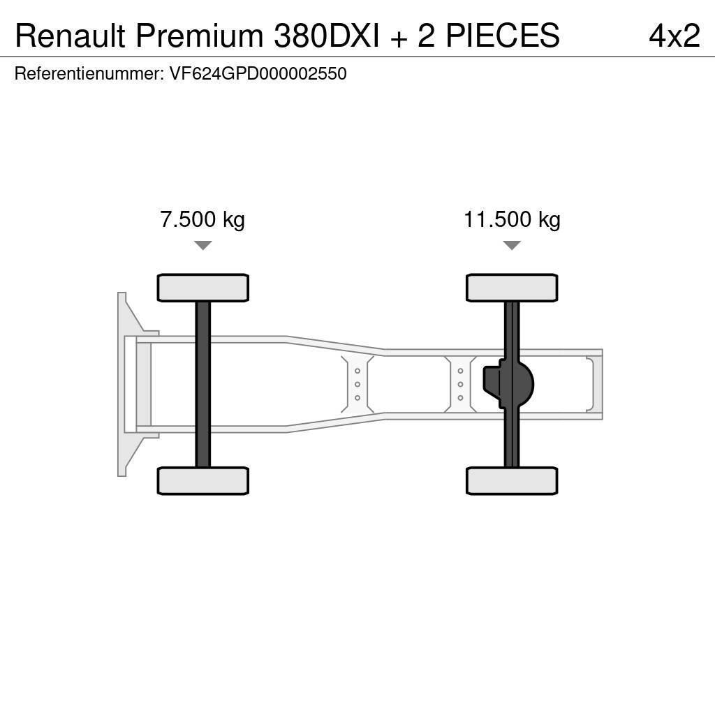 Renault Premium 380DXI + 2 PIECES Тягачі