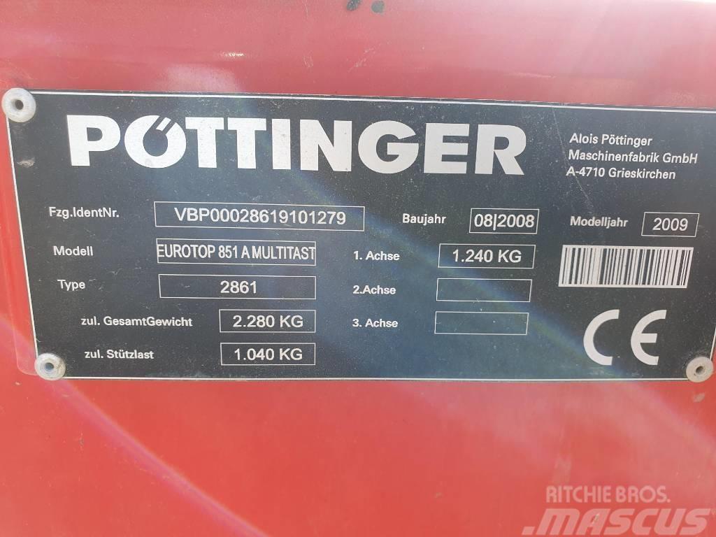 Pöttinger EuroTop 851 Multitas Рядкові жатки