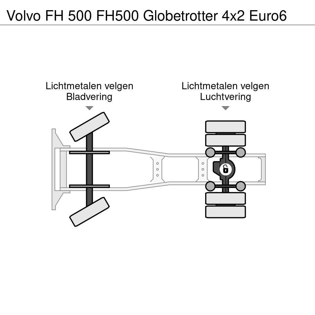 Volvo FH 500 FH500 Globetrotter 4x2 Euro6 Тягачі