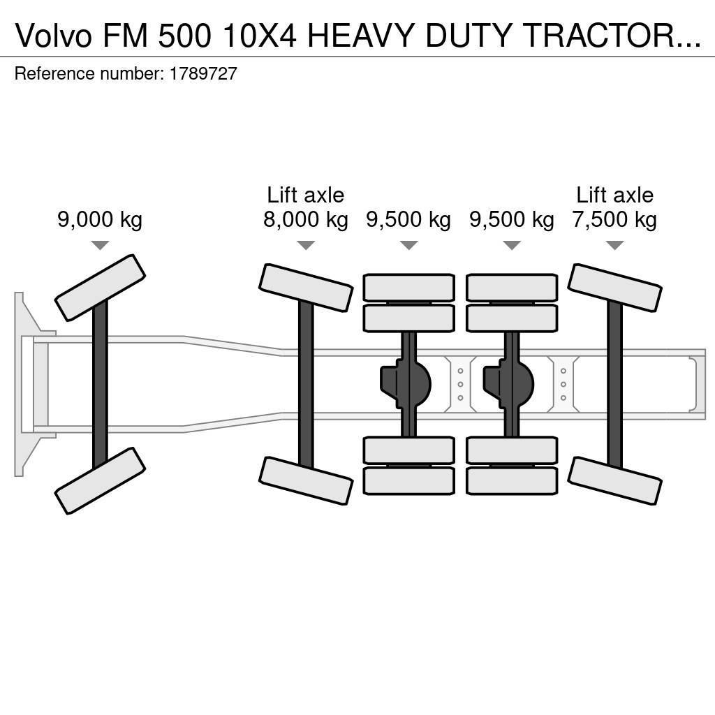 Volvo FM 500 10X4 HEAVY DUTY TRACTOR/SZM/TREKKER Тягачі