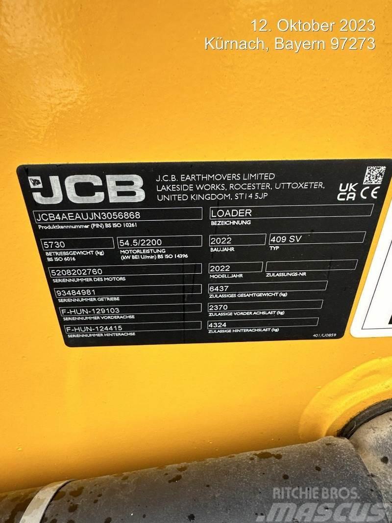 JCB 409 Фронтальні навантажувачі