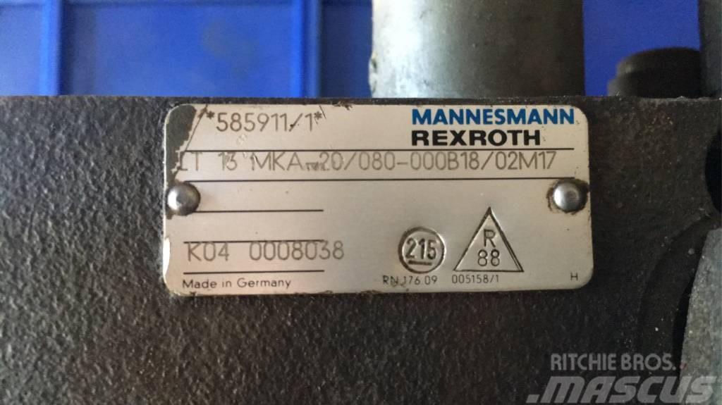Rexroth MANNESMANN 595911/1 LT 13 MKA-20/080-000B18/02M17 Гідравліка