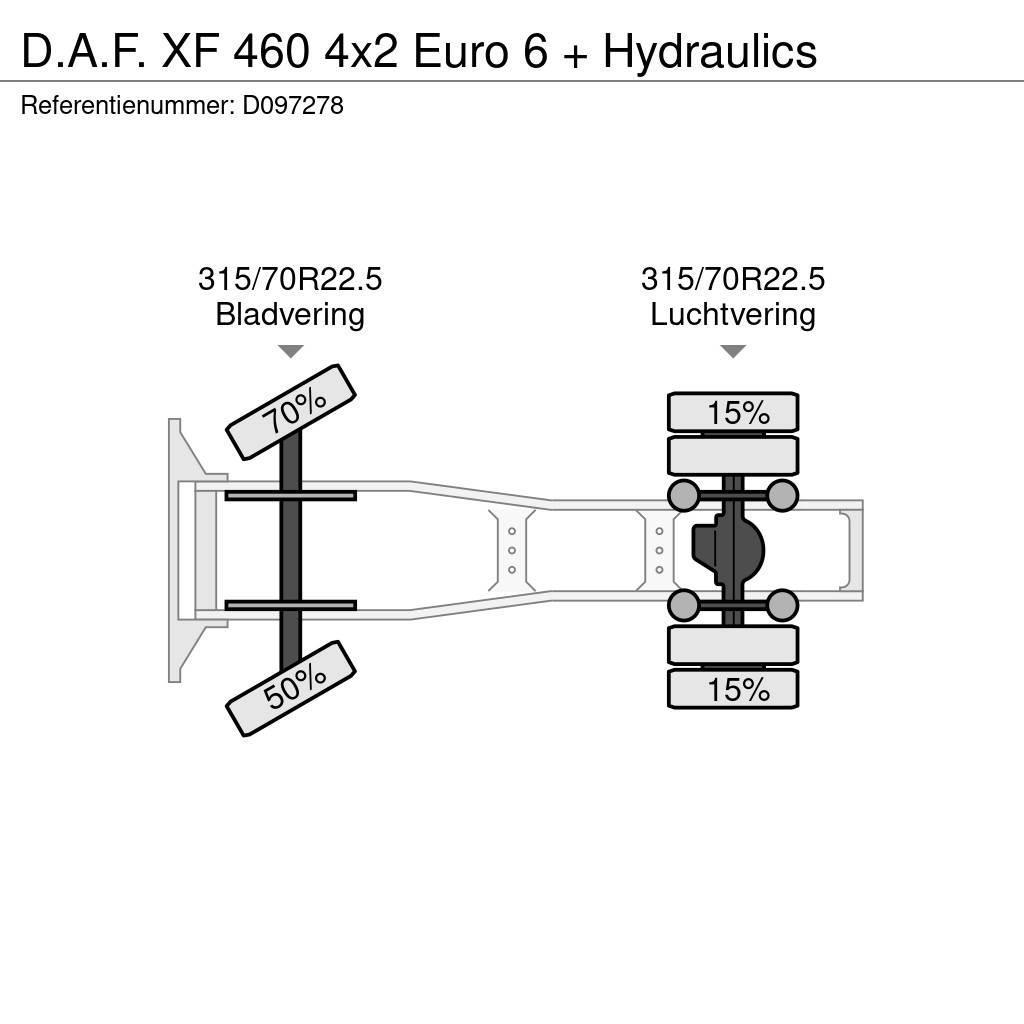 DAF XF 460 4x2 Euro 6 + Hydraulics Тягачі