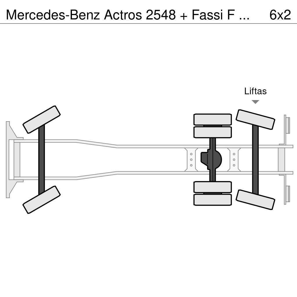 Mercedes-Benz Actros 2548 + Fassi F 215 A / 235 AXP 24 автокрани