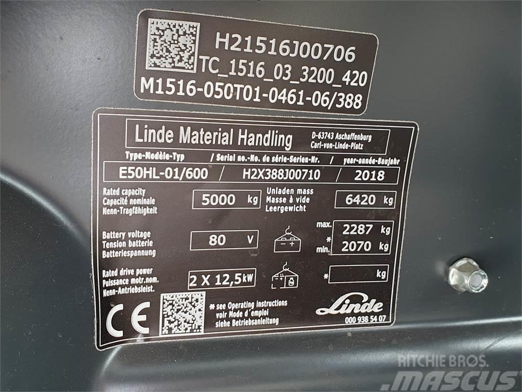 Linde E50/600HL Електронавантажувачі