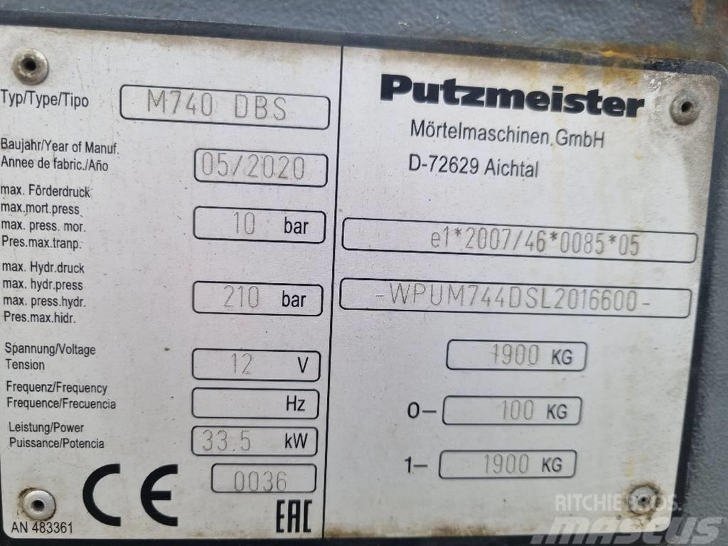 Putzmeister M 740/4 DBS Шнекові насоси