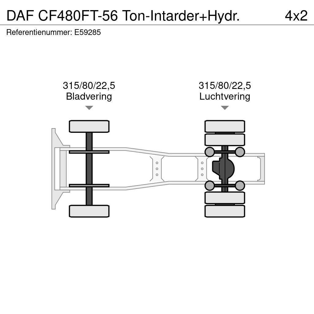 DAF CF480FT-56 Ton-Intarder+Hydr. Тягачі