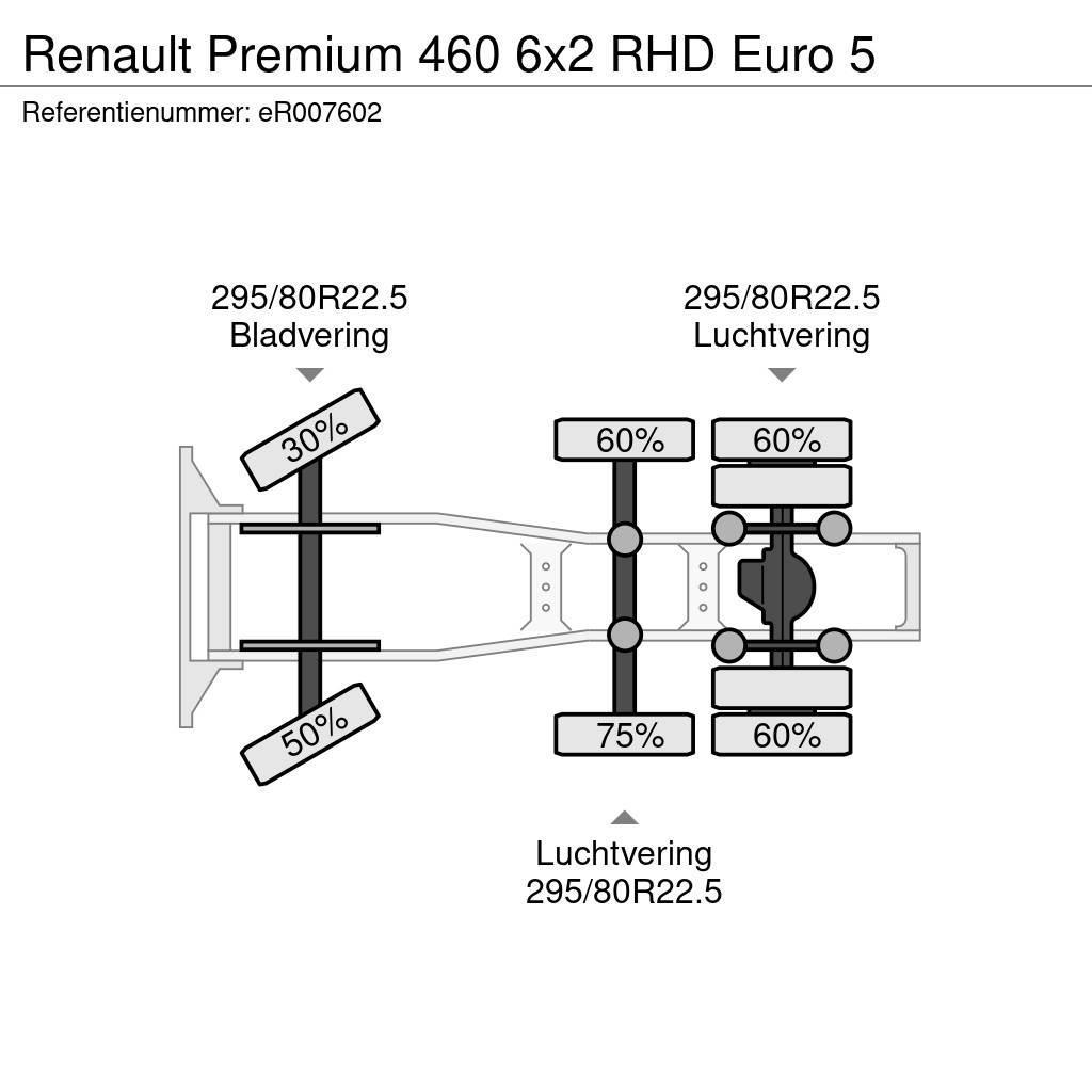 Renault Premium 460 6x2 RHD Euro 5 Тягачі