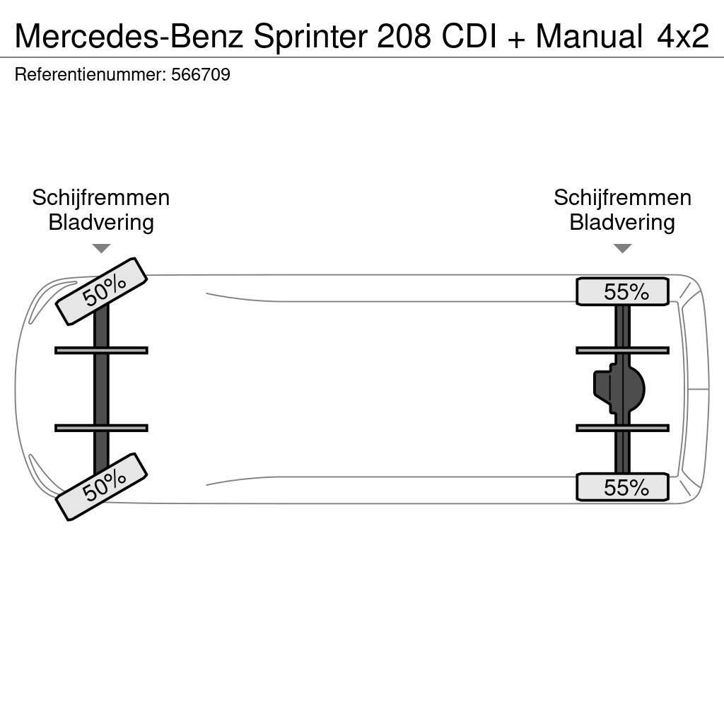 Mercedes-Benz Sprinter 208 CDI + Manual Контейнер