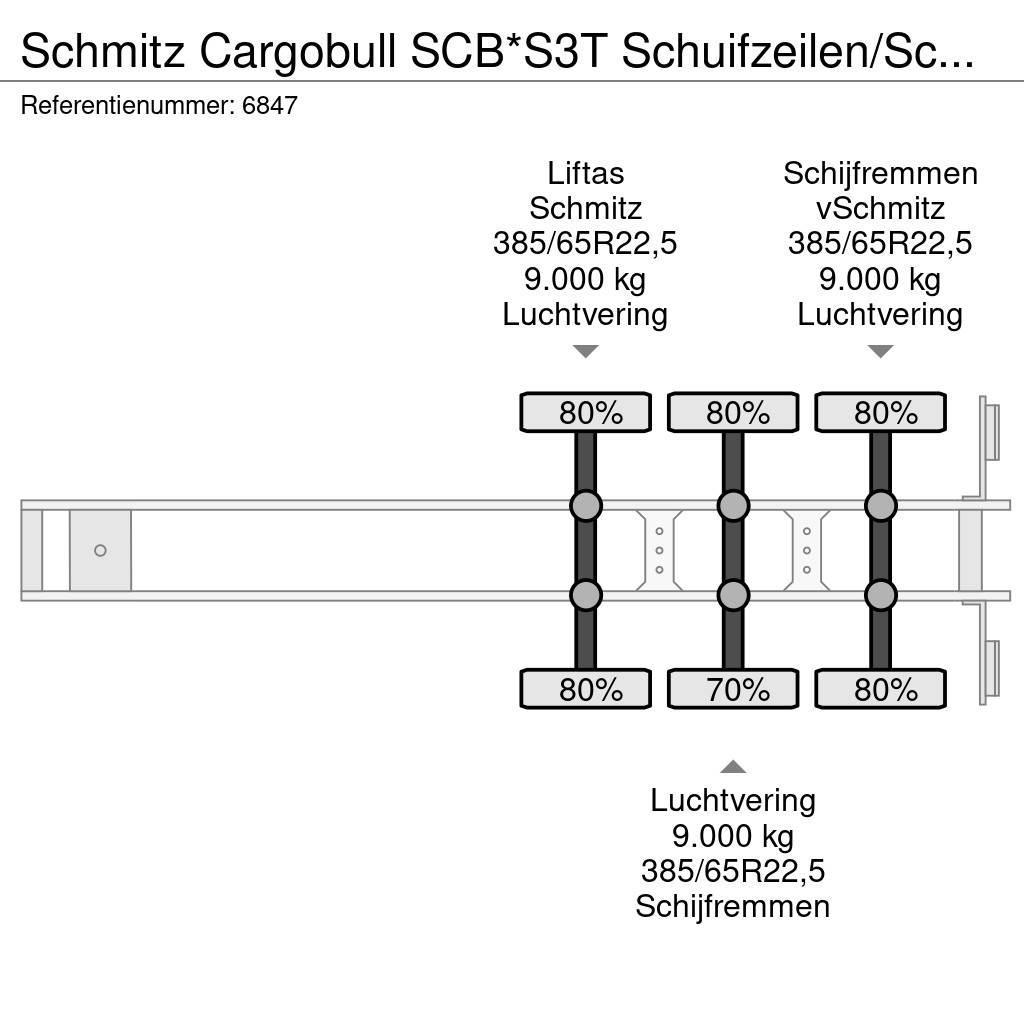 Schmitz Cargobull SCB*S3T Schuifzeilen/Schuifdak Liftas Schijfremmen Тентовані напівпричепи