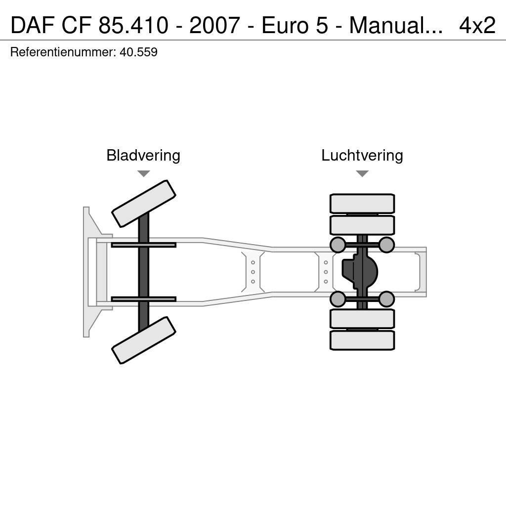 DAF CF 85.410 - 2007 - Euro 5 - Manual ZF - 40.559 Тягачі