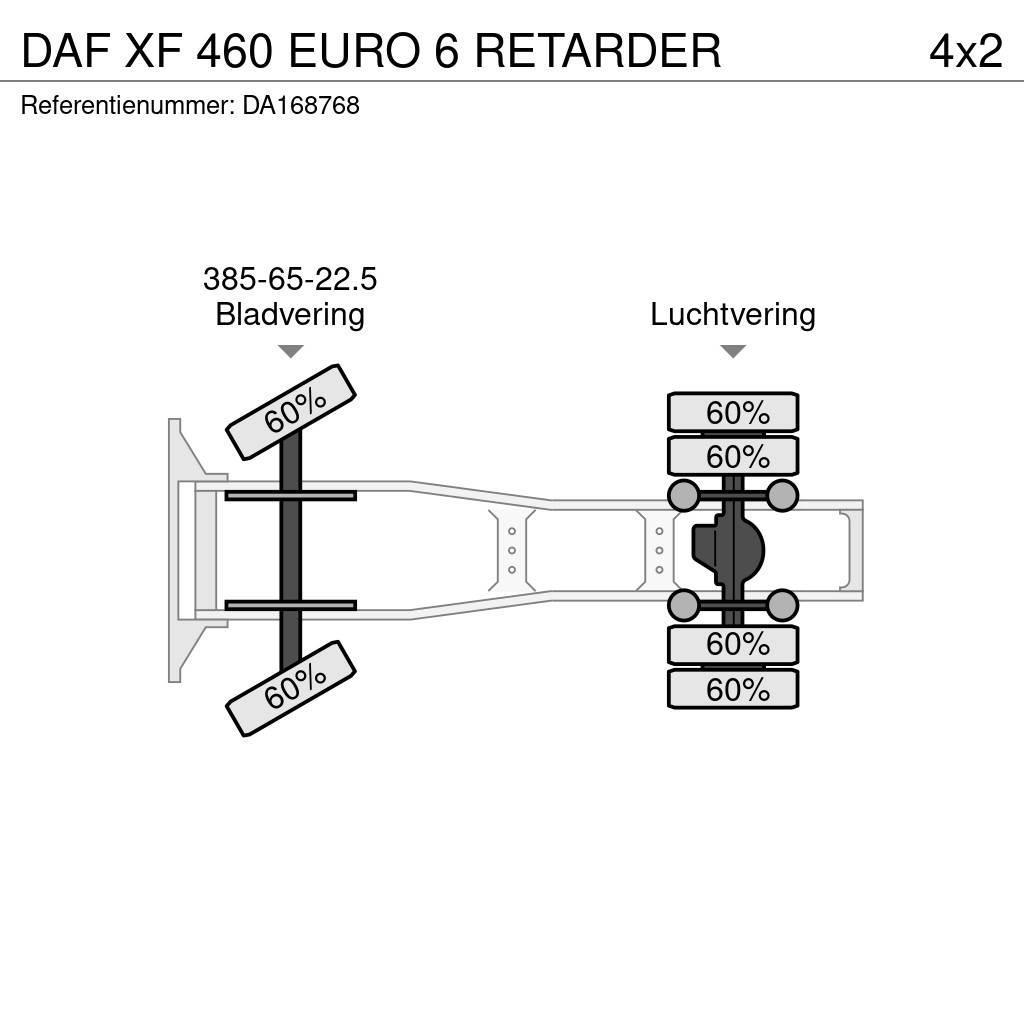 DAF XF 460 EURO 6 RETARDER Тягачі