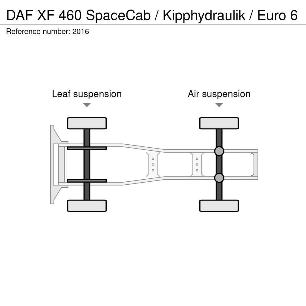 DAF XF 460 SpaceCab / Kipphydraulik / Euro 6 Тягачі