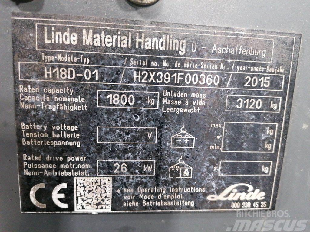 Linde H18D-01 Газові навантажувачі