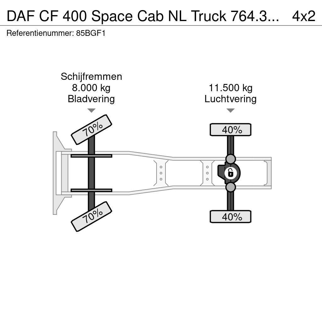 DAF CF 400 Space Cab NL Truck 764.313KM Тягачі
