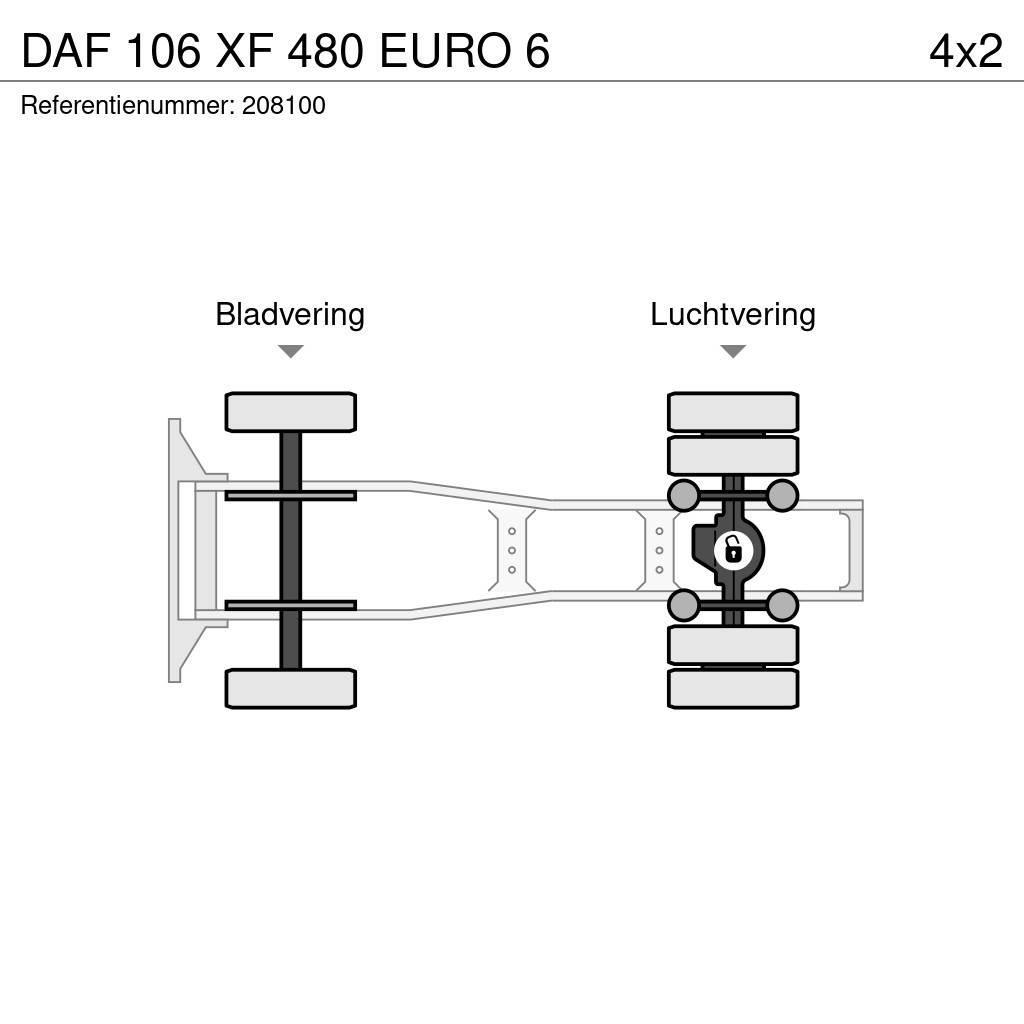 DAF 106 XF 480 EURO 6 Тягачі