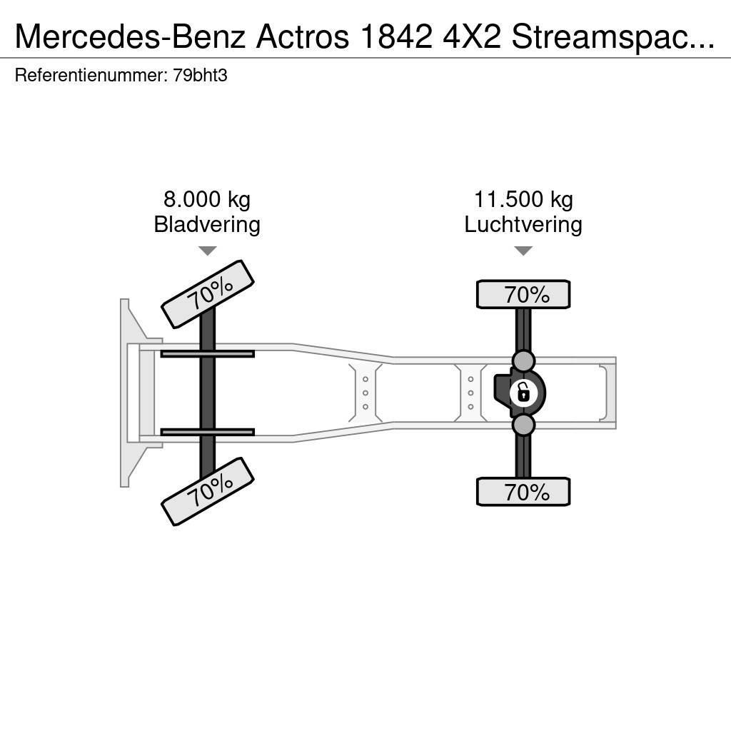 Mercedes-Benz Actros 1842 4X2 Streamspace NL Truck Side skirts 8 Тягачі