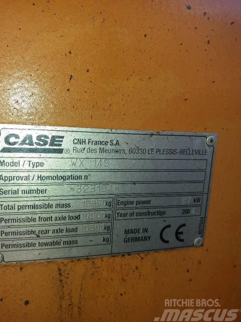 CASE WX 145 Колісні екскаватори