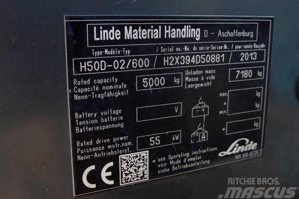 Linde H50D-02/600 Дизельні навантажувачі