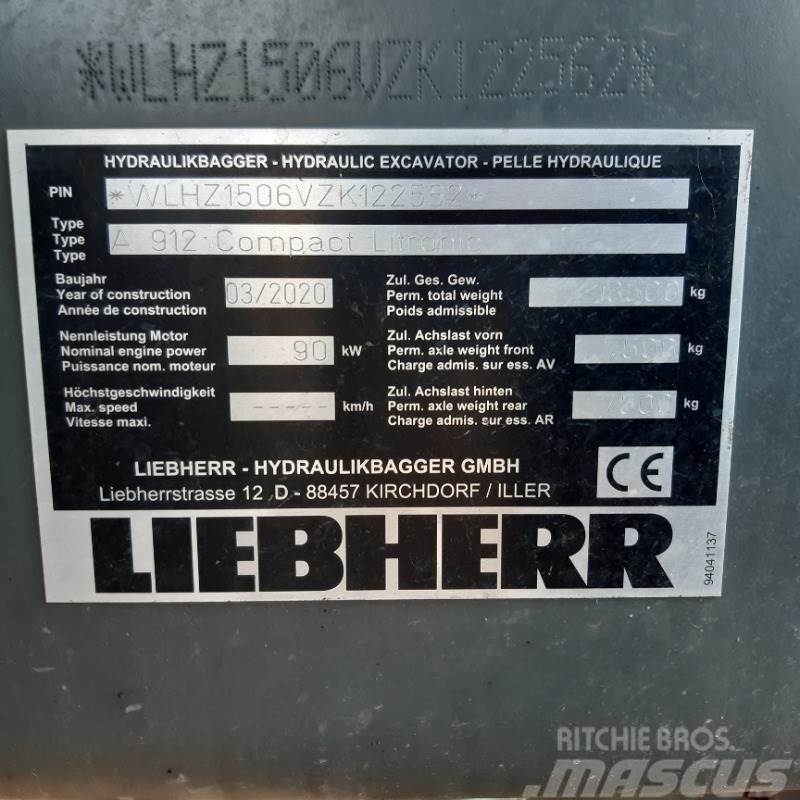Liebherr A912compact Колісні екскаватори