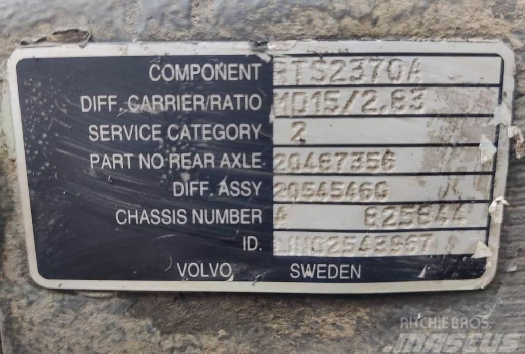 Volvo FH4 RTS2370A DRIVEN AXLE RAT 2.83 20487356, 205454 Осі