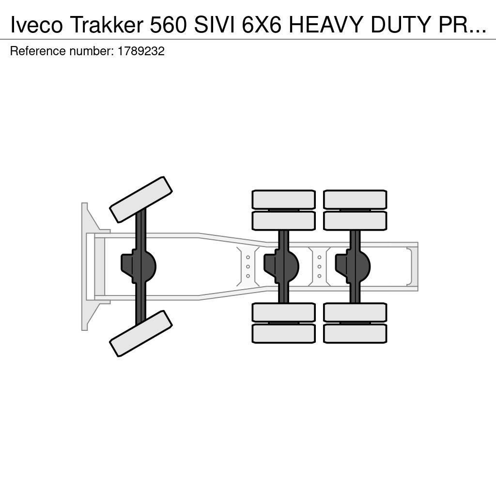 Iveco Trakker 560 SIVI 6X6 HEAVY DUTY PRIME MOVER 275 TO Тягачі